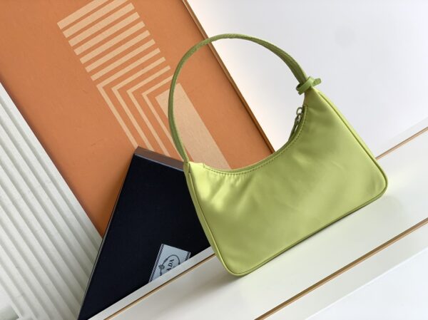 Prada Hobo Kendou's Shoulder Bags - Parrot Green - Image 4