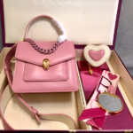 Bulgari Maxi Chain Small Handbag - Pink