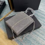 Alexander King Portable Bucket Bag - Silver - Image 3
