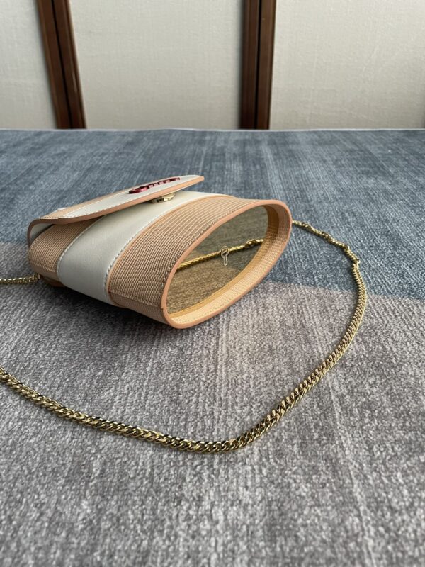 Chloe Small Aby Lock Handbag - Cream - Image 3