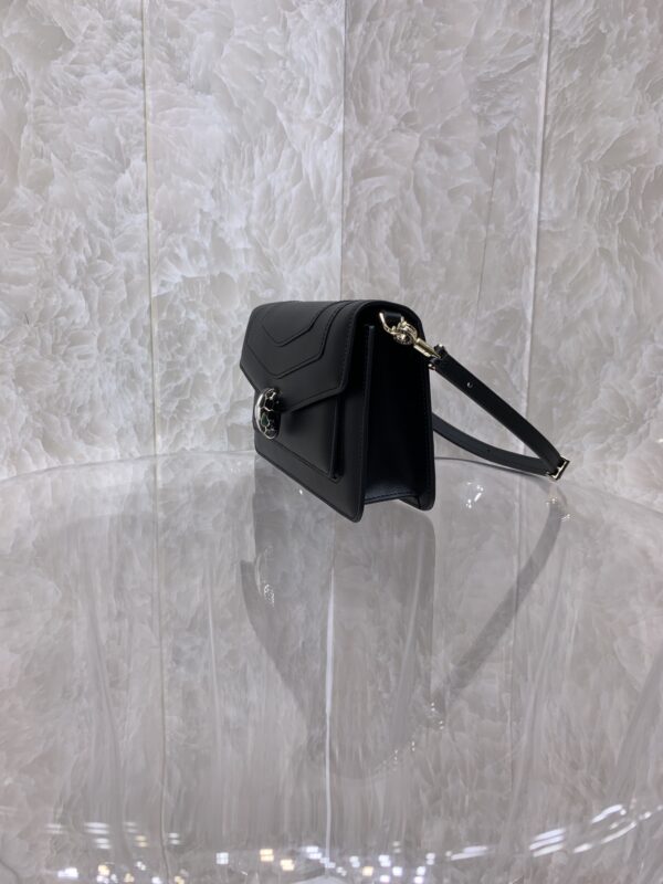 Bulgari Serpenti Forever East-West Small Shoulder Bag - Black - Image 5