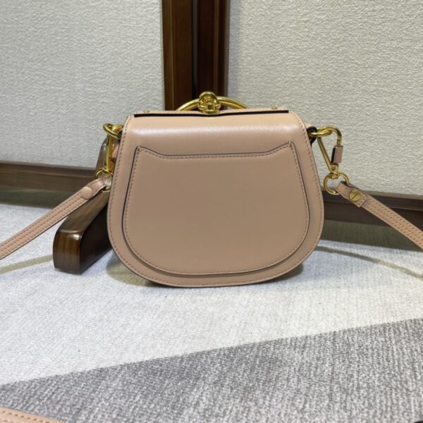 Chloe Small Nile Bracelet Minaudiere Handbag - Cream - Image 4