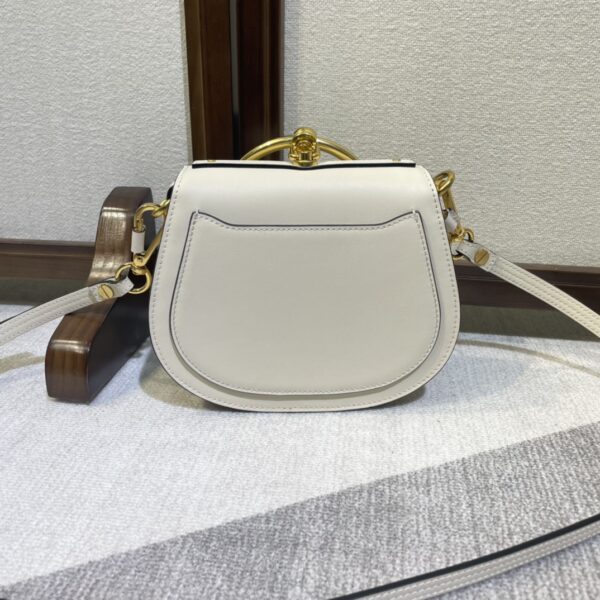 Chloe Small Nile Bracelet Minaudiere Handbag - Brown - Image 4