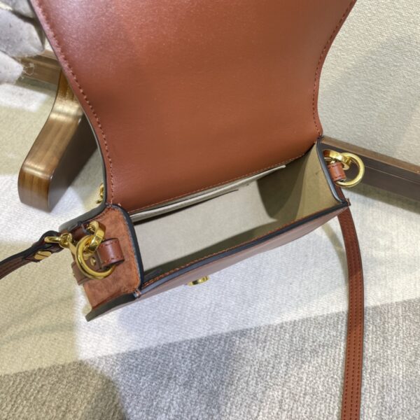 Chloe Small Nile Bracelet Minaudiere Handbag - Brown - Image 2