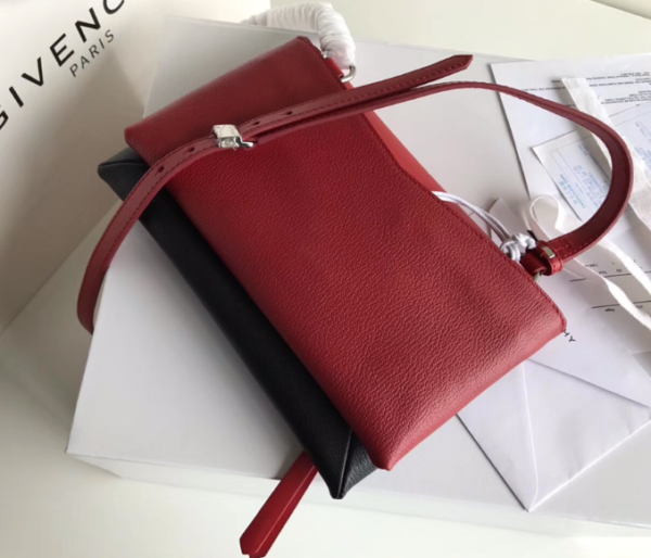 Givenchy Duetto Color Block Crossbody Bag - Red - Image 2