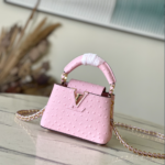Louis Vuitton Noble Crocodile  Pink Super Mini Handbag