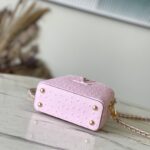 Louis Vuitton Noble Crocodile  Pink Super Mini Handbag - Image 3