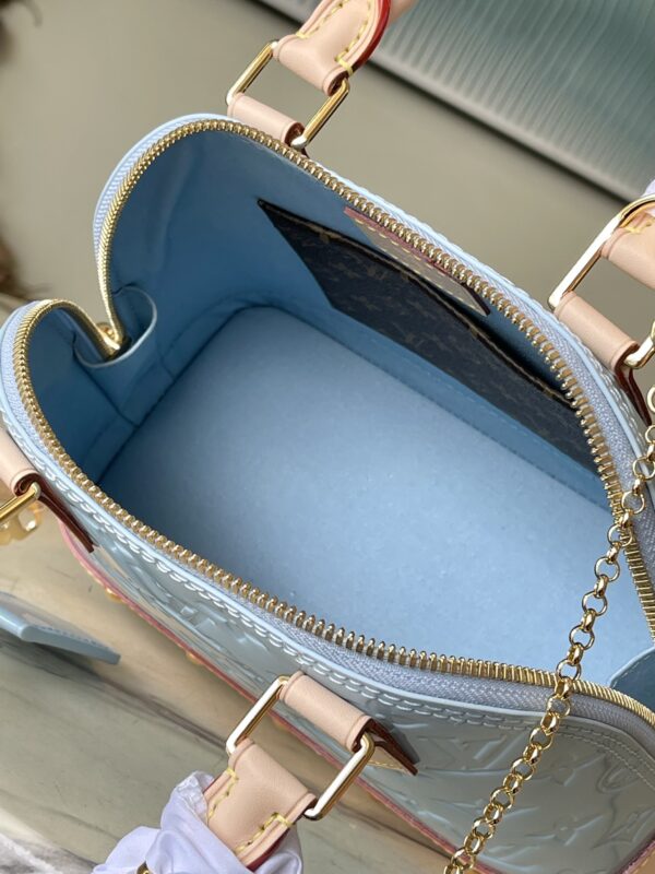 Louis Vuitton Alma BB Handbag -  Blue - Image 4