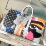 Louis Vuitton Keepall Bandouliere 45 Travel Bag - White