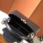 Louis Vuitton Caucine Crocodile Handle Handbag - Black - Image 2