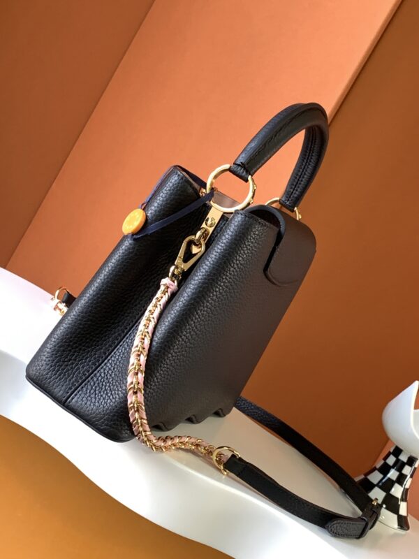 Louis Vuitton Caushell Medium Handbag - Black - Image 5